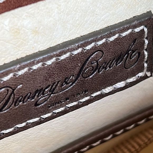 Dooney & Bourke brown leather shoulder bag purse - Picture 10 of 15